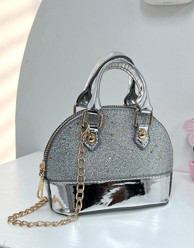 Replica Chic Shining Semicircle Shoulder Bag Handbag For Women #801510 $27.68 USD for Wholesale