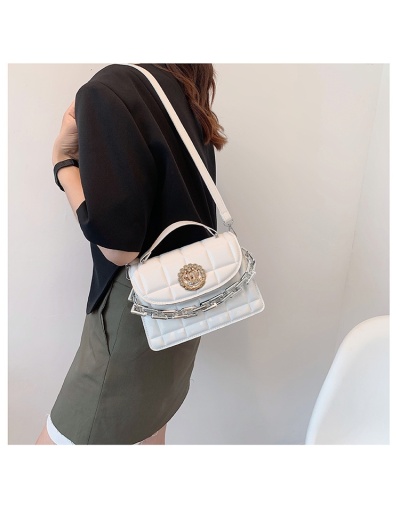 Replica  Chain PU Shoulder Bags For Women #801512 $33.08 USD for Wholesale