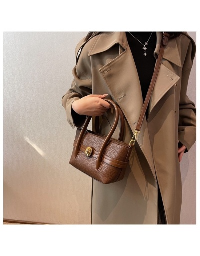 Black Fashionable Solid Shoulder Handbags #801523 $42.53 USD, Wholesale Fashion Satchels