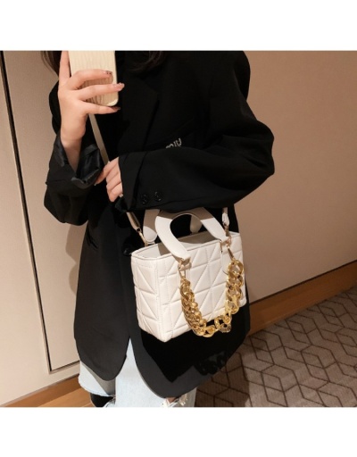 Replica  Pure Color PU Chain Female Shoulder Bags #801529 $30.80 USD for Wholesale