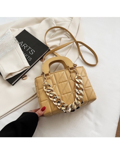 Replica  Pure Color PU Chain Female Shoulder Bags #801529 $30.80 USD for Wholesale