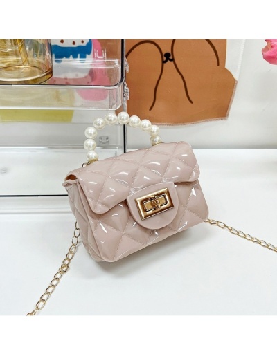 Simple Twist Lock  Faux Pearl Chain Shoulder Bags #801533 $20.66 USD, Wholesale Fashion Satchels