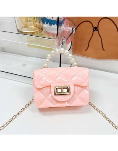 Replica Simple Twist Lock  Faux Pearl Chain Shoulder Bags #801533 $20.66 USD for Wholesale