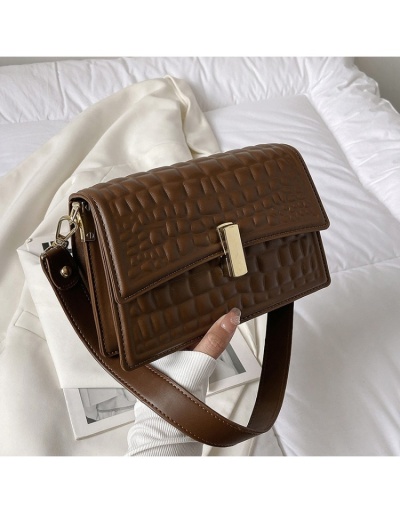  Korean Leisure Pure Color Shoulder Bag For Women #801534 $33.08 USD, Wholesale Fashion Satchels