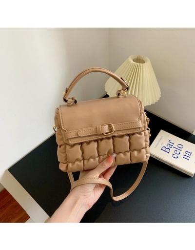 Replica  Trend Pleated Pure Color Messenger Bag #801542 $52.89 USD for Wholesale