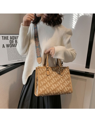 Replica  2022 New Alphabet PU Large Capacity Tote Bags #801543 $35.00 USD for Wholesale