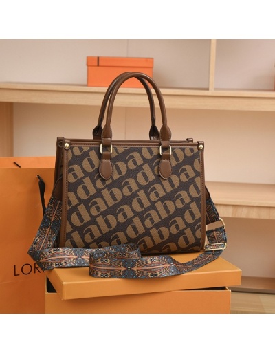 Replica  2022 New Alphabet PU Large Capacity Tote Bags #801543 $35.00 USD for Wholesale