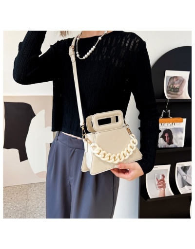 Replica  Trend PU Chain Versatile Shoulder Bag #801548 $35.58 USD for Wholesale