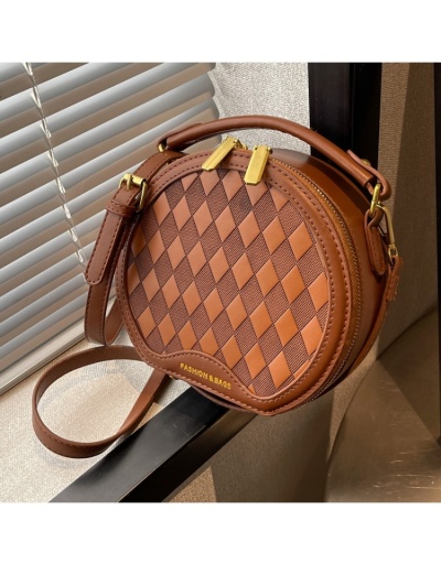  Fashion Texture Rhombus Lattice Cross-body Satchels #801555 $33.75 USD, Wholesale Fashion Satchels