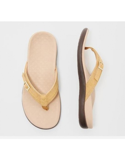 Replica  Casual Round Toe Flat Home Flip Flop Slippers #801586 $25.20 USD for Wholesale