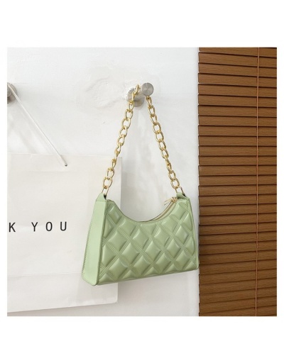 Replica  Spring Retro Rhombus Lattice Solid Handbags #801591 $12.77 USD for Wholesale