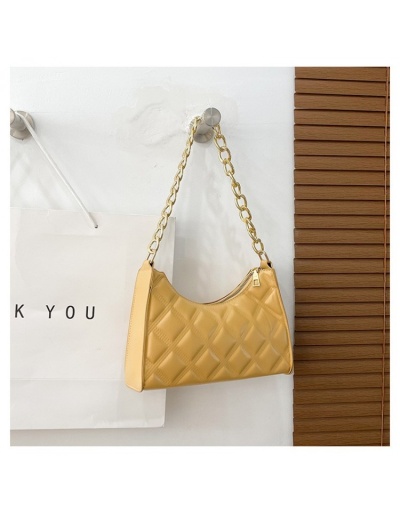 Replica  Spring Retro Rhombus Lattice Solid Handbags #801591 $12.77 USD for Wholesale