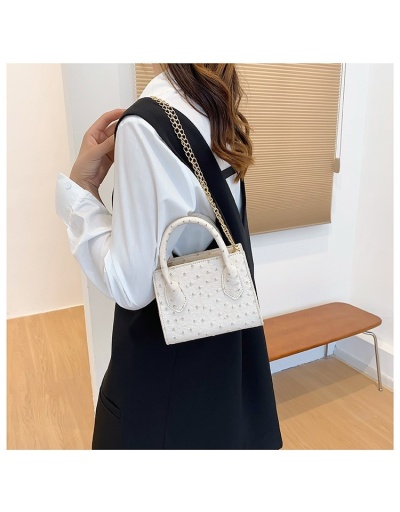 Replica New Stylish Chain Shoulder  White Handbags #801597 $20.00 USD for Wholesale