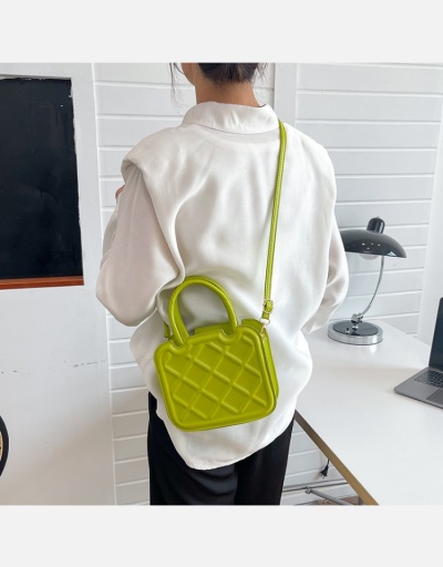 Replica Trendy Solid Rhombus Lattice Handbag Shoulder Bags #801600 $14.08 USD for Wholesale