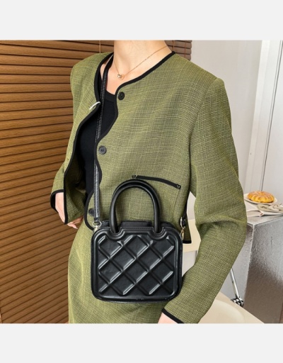 Replica Trendy Solid Rhombus Lattice Handbag Shoulder Bags #801600 $14.08 USD for Wholesale