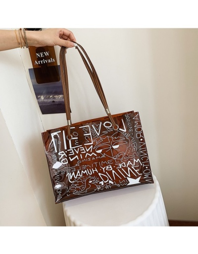  Transparent Letter Travel Ladies Tote Bags  #801608 $20.00 USD, Wholesale Fashion Handbags