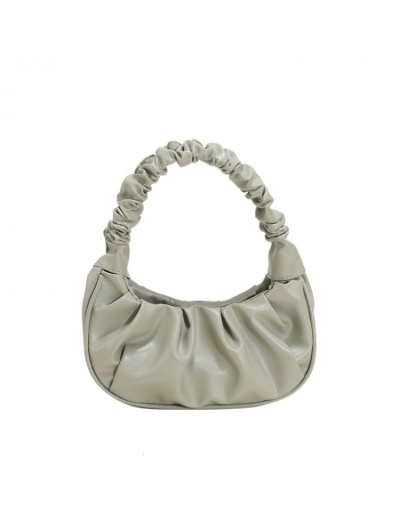  Simple Design Solid Color PU Ruched Handbags #801611 $15.33 USD, Wholesale Fashion Handbags