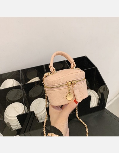 Replica Temperament Rhombus Lattice Handbag Shoulder Bags #801622 $40.80 USD for Wholesale