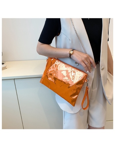 Replica Stylish Laser Solid Color Envelope Handbags #801626 $15.40 USD for Wholesale