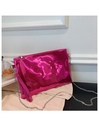 Replica Stylish Laser Solid Color Envelope Handbags #801626 $15.40 USD for Wholesale