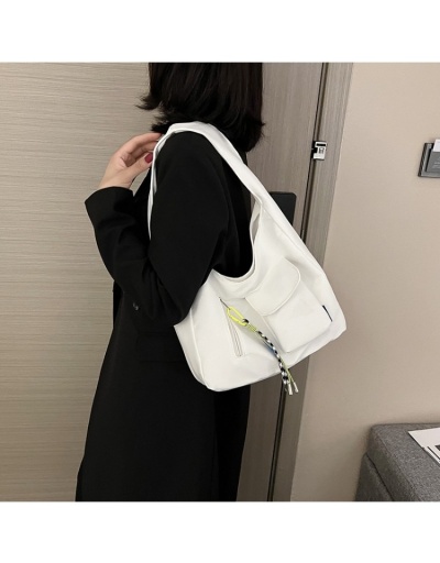 Replica  Pure Color Simple Women's Underarm Bag #801631 $14.95 USD for Wholesale