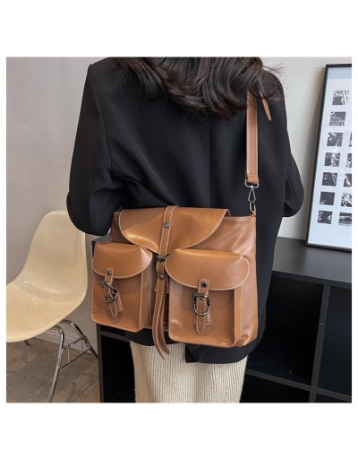 Replica Travel Pockets Patch Shoulder Tote Bags #801639 $60.96 USD for Wholesale