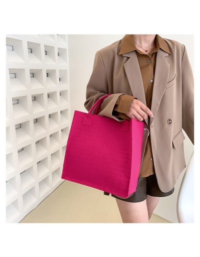 Replica  Large Capacity Pure Color Women's Tote Bags #801652 $9.45 USD for Wholesale