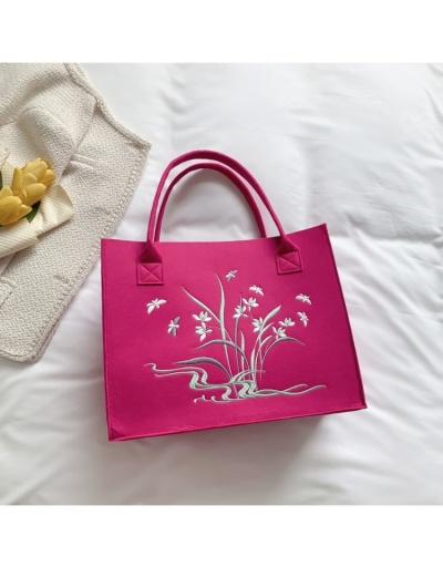 Replica  Simple Style Embroidery Large Capacity Tote Bags #801653 $19.50 USD for Wholesale