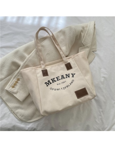  College Letter Canvas Large Capacity Tote Bags #801660 $20.30 USD, Wholesale Fashion Handbags