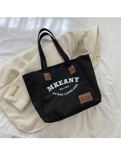 Replica  College Letter Canvas Large Capacity Tote Bags #801660 $20.30 USD for Wholesale