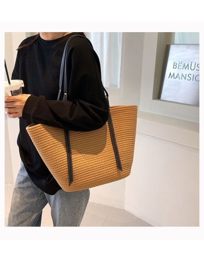 Replica  Weave Large Capacity Casual Tote Bag #801677 $55.83 USD for Wholesale