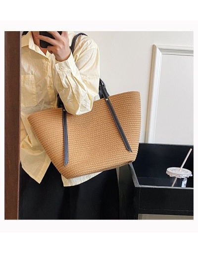 Replica  Weave Large Capacity Casual Tote Bag #801677 $55.83 USD for Wholesale