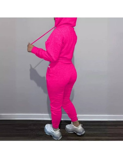 Replica Drawstring Hooded Long Sleeve Pant Sets #801724 $30.47 USD for Wholesale