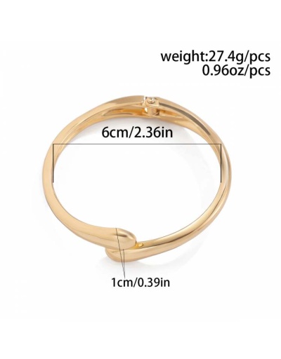 Replica Irregular Alloy Annular Bracelet #801739 $15.77 USD for Wholesale