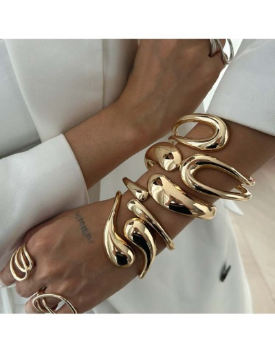 Replica Irregular Alloy Annular Bracelet #801739 $15.77 USD for Wholesale