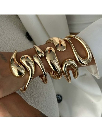 Replica Irregular Alloy Annular Bracelet #801739 $15.77 USD for Wholesale