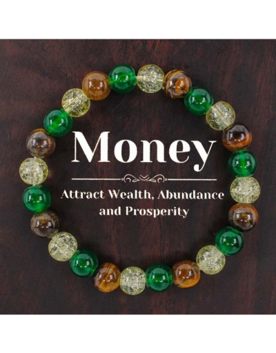 Attract Wealth Abundance And Prosperity Crystal Bracelet #801740 $9.63 USD, Wholesale Fashion 