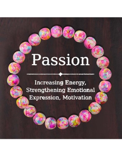 Passion Increasing Energy 8mm Volcanic Stone Bracelet #801742 $9.55 USD, Wholesale Fashion 