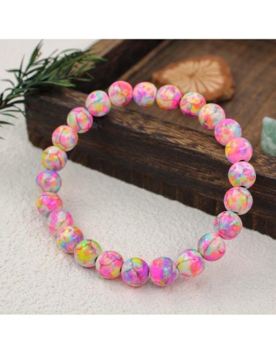 Replica Passion Increasing Energy 8mm Volcanic Stone Bracelet #801742 $9.55 USD for Wholesale