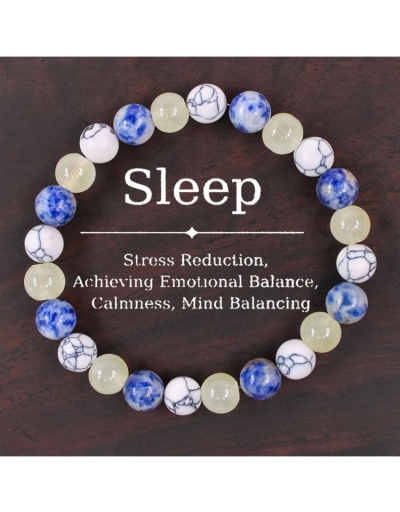 Stress Reduction Achieving Emotional Balance Crystal Bracelet #801743 $9.33 USD, Wholesale Fashion 