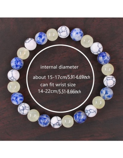 Replica Stress Reduction Achieving Emotional Balance Crystal Bracelet #801743 $9.33 USD for Wholesale