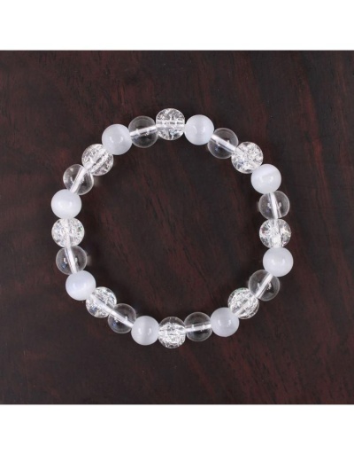 Replica Stress Reduction Maintaining Mental Balance Cat Eye Stone Crystal Bracelet #801744 $8.86 USD for Wholesale