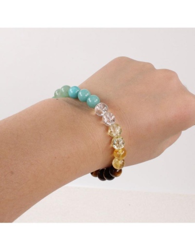 Replica Citrine Malachite Attract Wealth Crystal Bracelet #801754 $9.72 USD for Wholesale