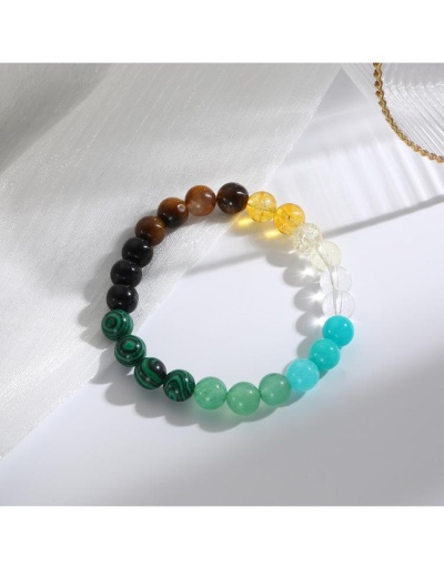 Replica Citrine Malachite Attract Wealth Crystal Bracelet #801754 $9.72 USD for Wholesale