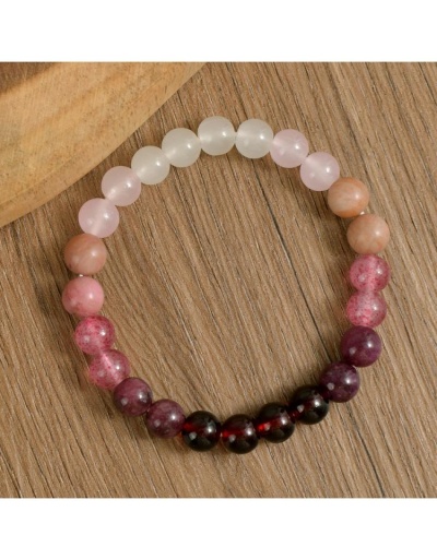 Replica Chalcedony Rufous Wooden 8mm Love Spell Bracelet #801755 $7.95 USD for Wholesale