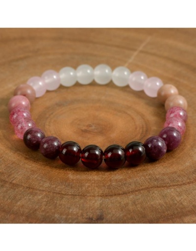 Replica Chalcedony Rufous Wooden 8mm Love Spell Bracelet #801755 $7.95 USD for Wholesale