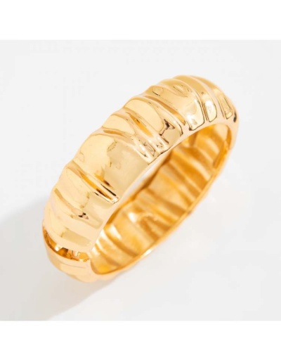 Replica Funky Metallic Ruched Annular Bracelet #801756 $12.14 USD for Wholesale