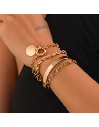 Chic Metal Chain Bracelet #801758 $11.20 USD, Wholesale Fashion 