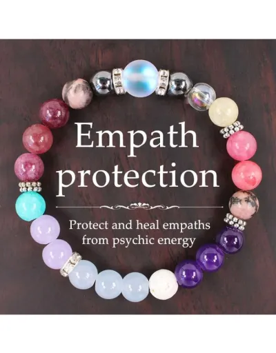 Protect And Heal Empaths From Psychic Energy Multicolor Bracelet #801763 $9.44 USD, Wholesale Fashion 