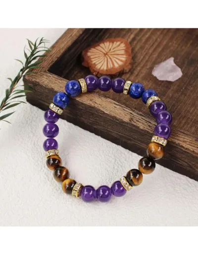 Replica Mental Clarity Focus Concentration Purple Bracelet #801764 $9.80 USD for Wholesale